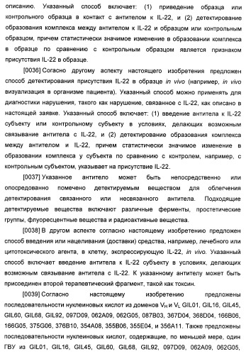 Антитела к il-22 человека и их применение (патент 2467016)