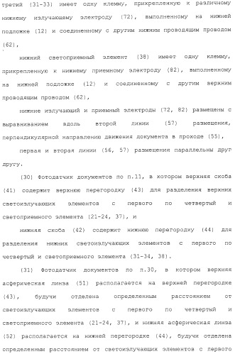 Фотодатчик документов из установленных на поверхности элементов (патент 2488169)