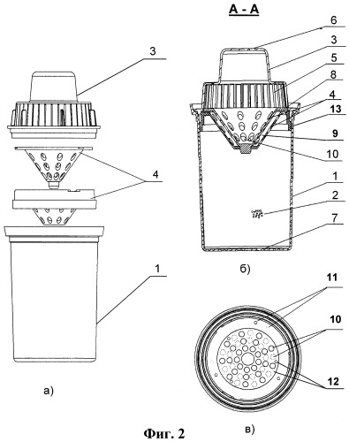 Модуль фильтрационный (варианты) (патент 2417816)