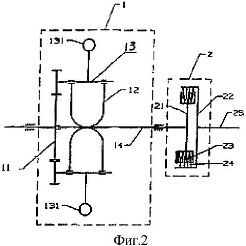 Механически управляемая бесступенчатая автоматическая коробка передач (патент 2350803)