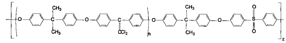 Блок-сополиэфирсульфоны с дихлорэтиленовыми группами (патент 2621352)
