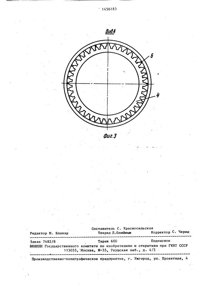 Дренажно-распределительное устройство для ионитного фильтра (патент 1456183)