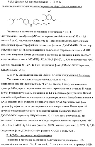 Производные пиримидиномочевины в качестве ингибиторов киназ (патент 2430093)