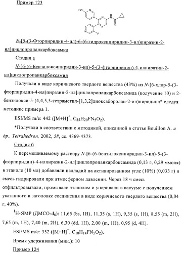 Производные пиразина, полезные в качестве антагонистов аденозинового рецептора (патент 2417994)