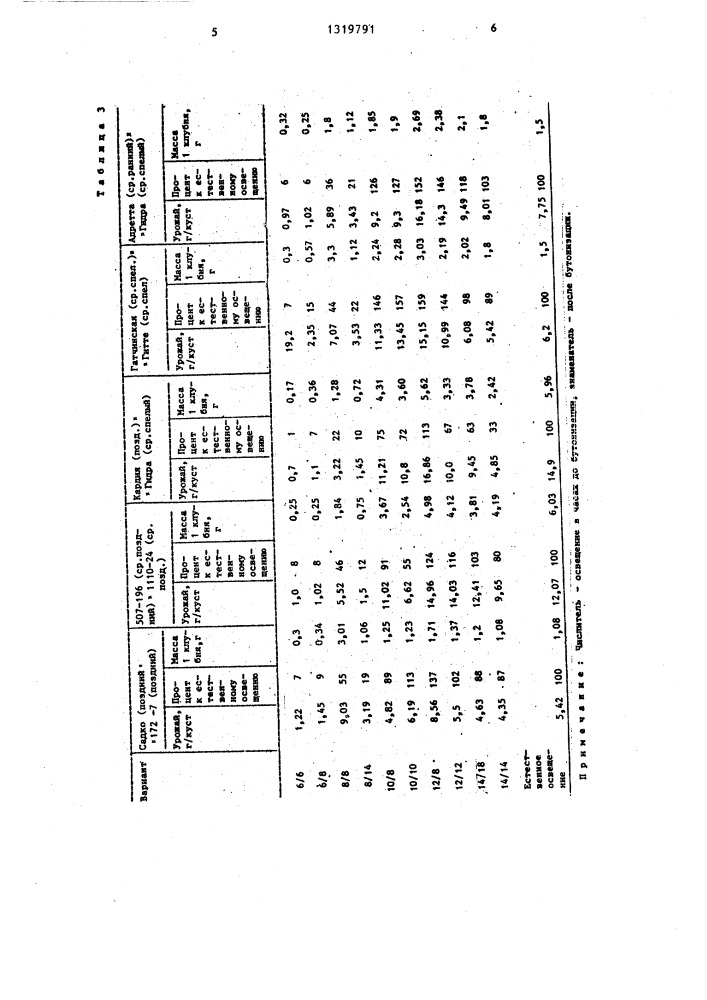 Способ выращивания картофеля (патент 1319791)