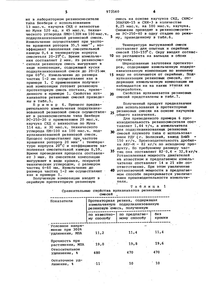 Способ переработки подвулканизованной резиновой смеси (патент 973560)