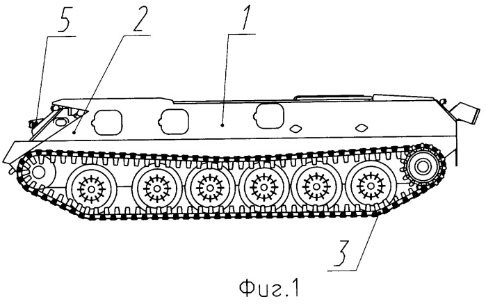 Система наблюдения для военного транспортного средства (патент 2259288)
