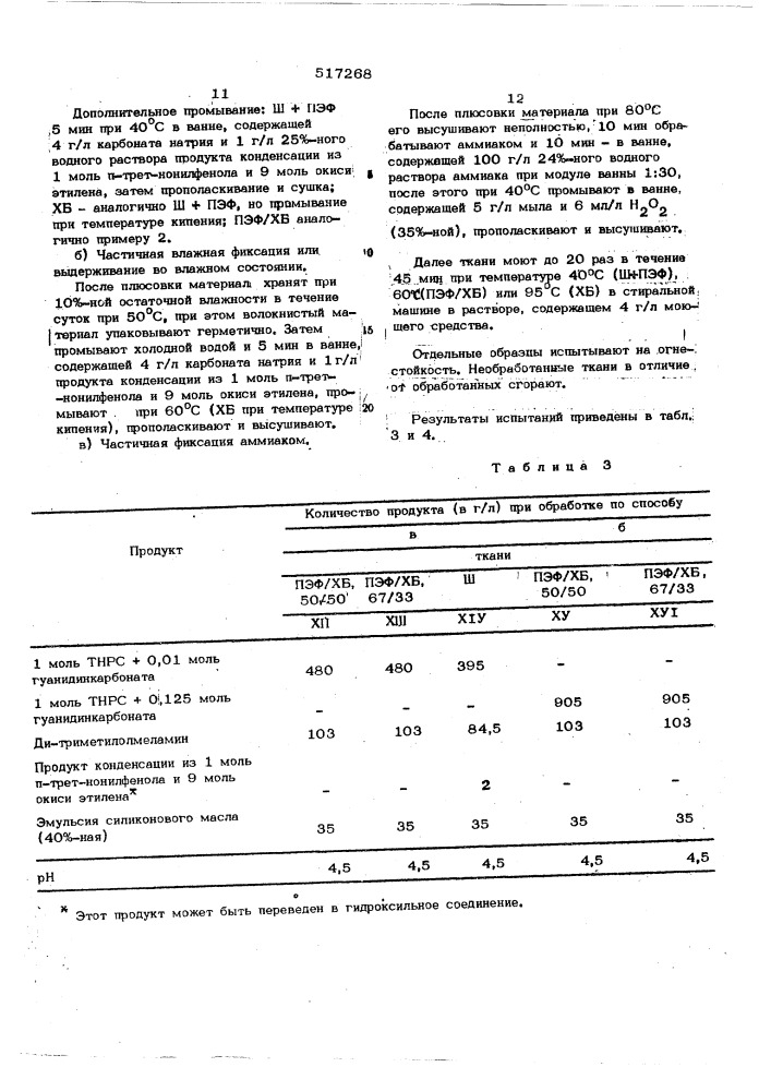 Способ огнезащитной отделки волокнистого материала (патент 517268)