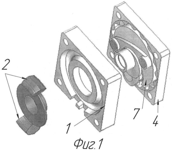 Четырехтактный роторно-лопастной двигатель внутреннего сгорания (патент 2467175)