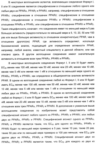 Соединения, активные в отношении ppar (рецепторов активаторов пролиферации пероксисом) (патент 2419618)