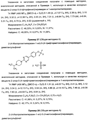 Антагонисты гистаминовых н3-рецепторов (патент 2442775)