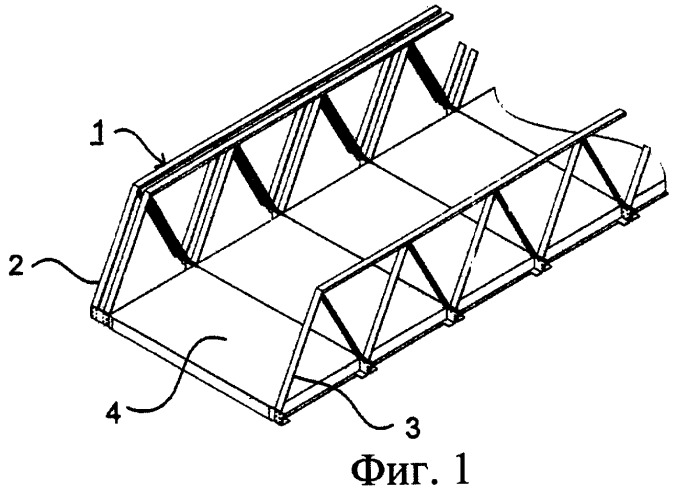Ортотропная плита металлического моста. Металлический ортотропный настил моста. Способ закрепления крыла.. Мостового настила.