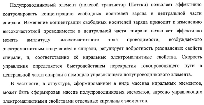 Структура с киральными электромагнитными свойствами и способ ее изготовления (варианты) (патент 2317942)
