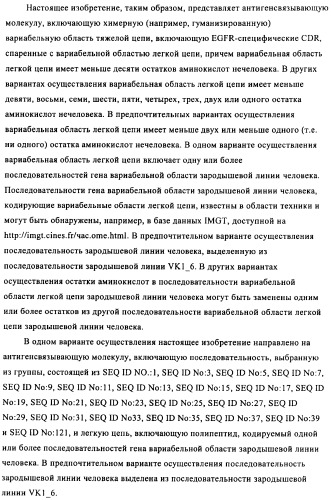 Антигенсвязывающие молекулы, которые связывают egfr, кодирующие их векторы и их применение (патент 2488597)