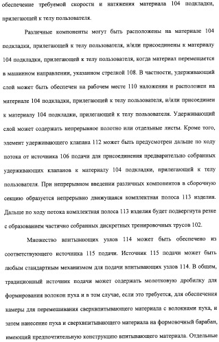 Устройство и способ закрепляющего зацепления между застегивающими компонентами предварительно застегнутых предметов одежды (патент 2322221)