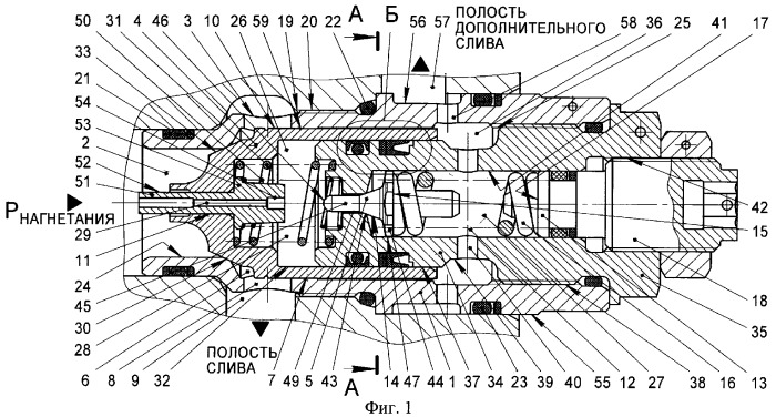 Предохранительно-подпиточный гидравлический клапан модульного исполнения для встроенного монтажа и высоких давлений (патент 2298716)