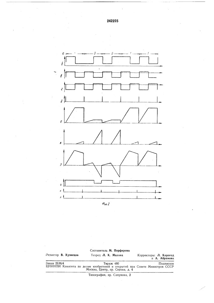 Устройство для приема сигналов, манипулирован- ных по частоте корреляционным кодом (патент 242225)