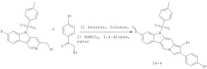 Способ получения производных индолизино[7,6-b]индола (патент 2439073)