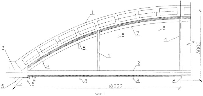 Способ возведения армокаменной арки с затяжкой (патент 2417289)