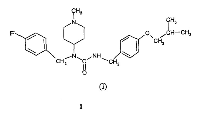 Синтез n-(4-фторбензил)-n-(1-метилпиперидин-4-ил)-n&#39;-(4-(2-метилпропилокси)фенилметил)карбамида, а также его тартрата и кристаллических форм (патент 2417986)