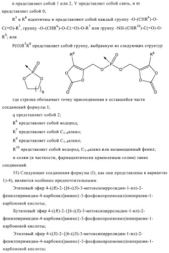 Производные фосфоновой кислоты и их применение в качестве антагонистов рецептора p2y12 (патент 2483072)