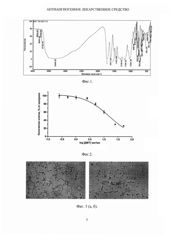 Антиангиогенное лекарственное средство (патент 2634253)