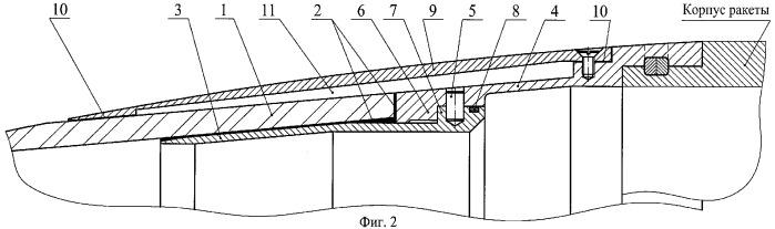 Головной обтекатель ракеты (патент 2337437)