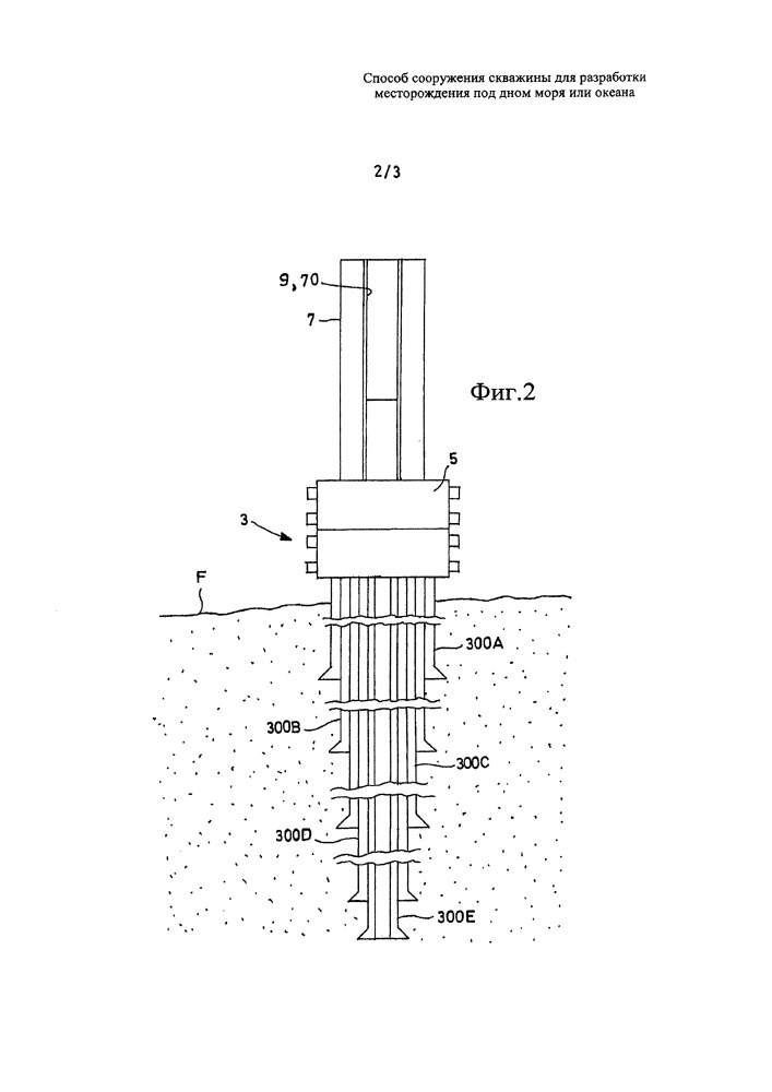 Способ сооружения скважины для разработки месторождения под дном моря или океана (патент 2666562)