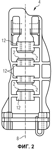Дисковый тормоз для рельсового транспортного средства с электрически изолированным держателем тормозной накладки (патент 2505441)