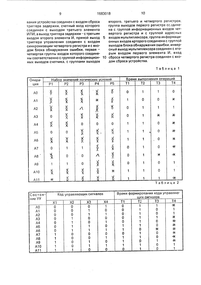 Устройство для контроля обмена информацией (патент 1683018)