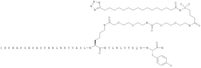 Длительно действующие агонисты рецепторов y2 и(или) y4 (патент 2504550)