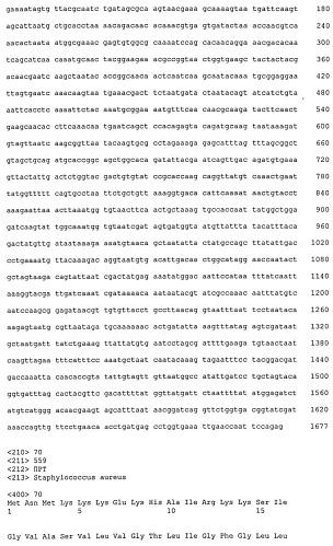 Иммуногенные композиции антигенов staphylococcus aureus (патент 2536981)