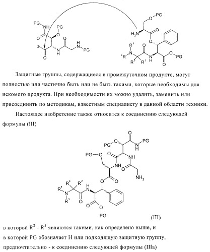 Способ получения производных лизобактина (патент 2434878)