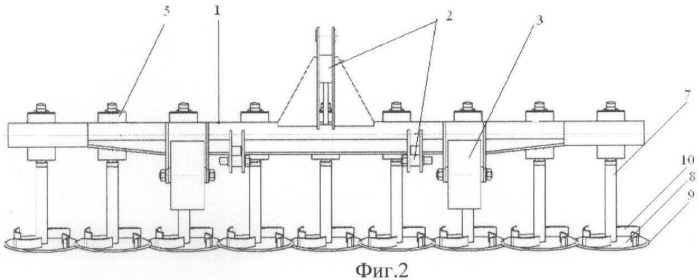 Устройство для безотвальной обработки почвы (патент 2479971)