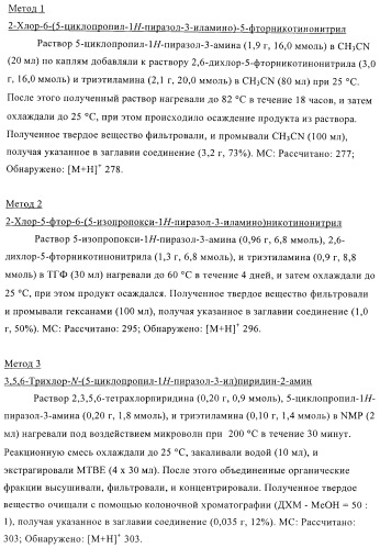 Производные пиразолиламинопиридина, пригодные в качестве ингибиторов киназы (патент 2415852)