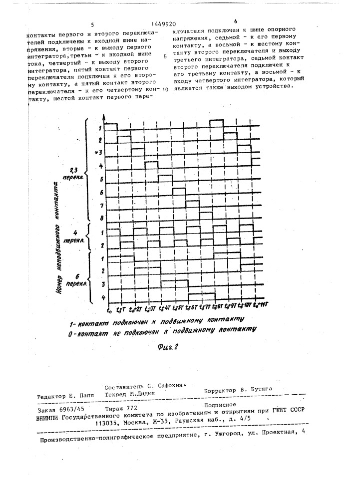 Устройство для измерения коэффициента мощности (патент 1449920)