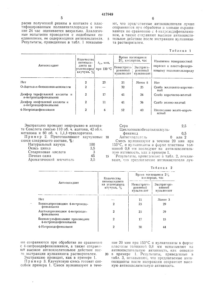 Патент ссср  417949 (патент 417949)