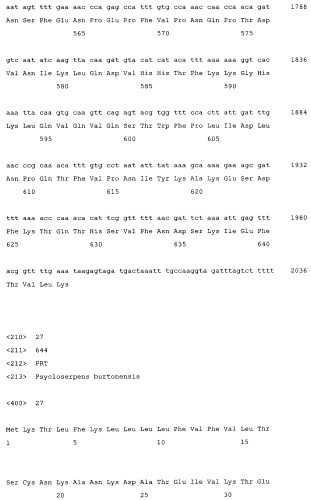 Новый ген пептидобразующего фермента (патент 2296798)