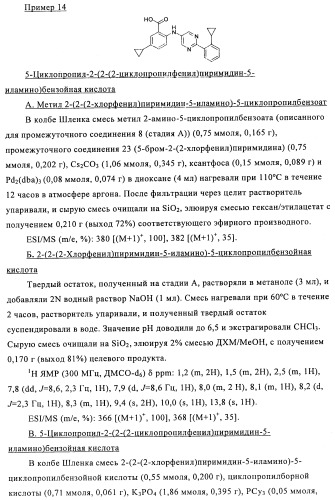 Производные азабифениламинобензойной кислоты в качестве ингибиторов dhodh (патент 2481334)