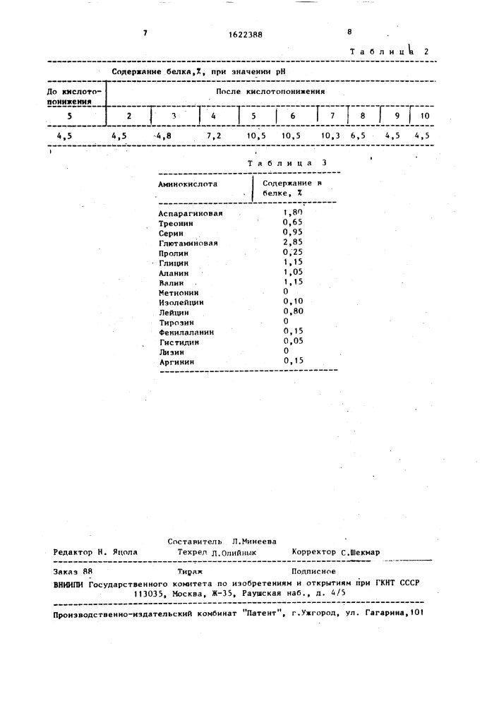 Способ получения кормового белка (патент 1622388)