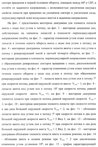 Способ полета в расширенном диапазоне скоростей на винтах с управлением вектором силы (патент 2371354)