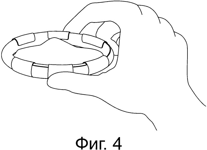 Держатель презерватива, снабженный средствами освобождения презерватива от держателя (варианты) и способ надевания презерватива (патент 2339347)