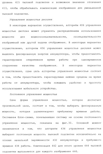 Способы и системы для управления источником исходного света дисплея с обработкой гистограммы (патент 2456679)