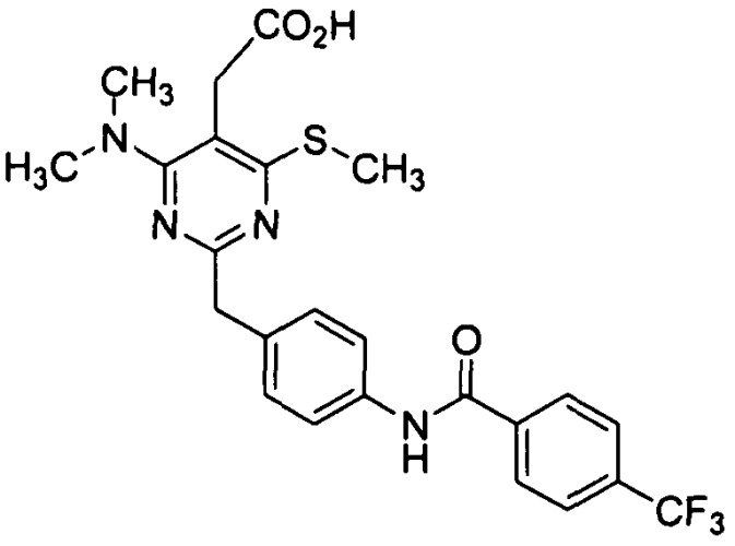 Алкилтиопиримидины в качестве антагонистов crth2 (патент 2491280)