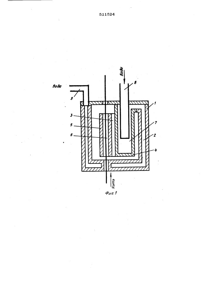 Устройство для непрерывного бесконтактного измерения температуры движущейся нити (патент 511524)