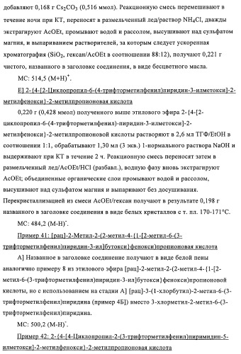 Фенильные производные в качестве ppar агонистов (патент 2374230)