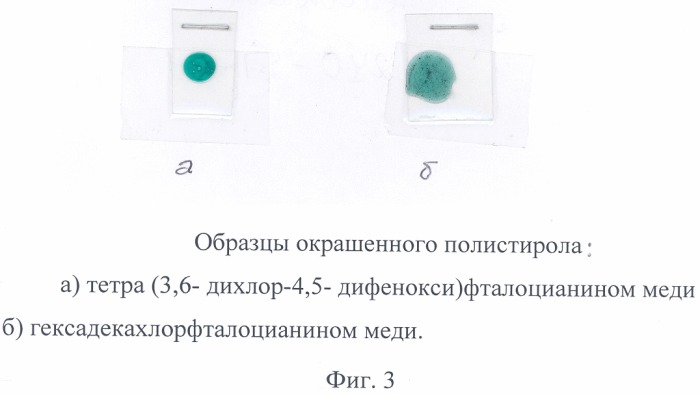 Тетра (3,6-дихлор-4,5-дифенокси)фталоцианин меди (патент 2313544)