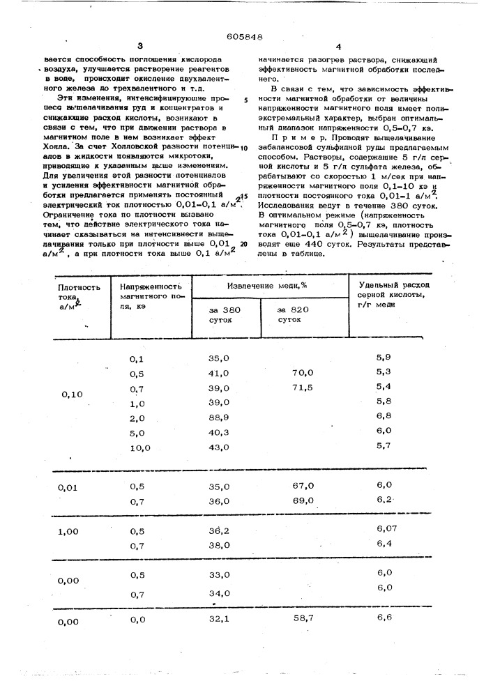 Способ выщелачивания руд и концентратов (патент 605848)