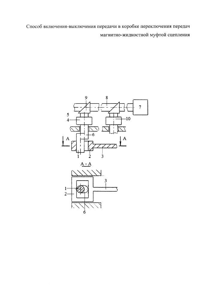 Способ включения-выключения передачи в коробке переключения передач магнитно-жидкостной муфтой сцепления (патент 2659721)