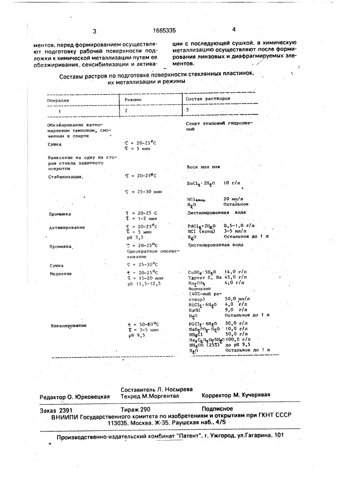 Способ изготовления диафрагмированных линзовых растров (патент 1665335)